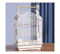 Jaula grande para palomas de interior, pajarera de acero resistente con tragaluz, espaciosa caja nido y bandeja fácil de instalar, ideal para cacatúas y otros pájaros