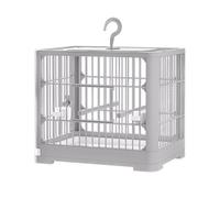 Jaula grande transpirable para pájaros con soporte de percha para jardín, jaula de pájaros ventilada para exteriores e interiores
