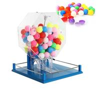 Jaula interactiva de bingo de lotería, dibujo automático de bolas para entretenimiento de grupos grandes, ideal para fiestas y eventos