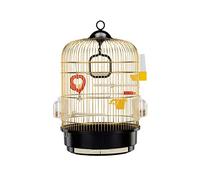 Jaula Jaula para Loros De Gran Tamaño Exterior De Villa para Pájaros De Lujo De Acero Inoxidable Jaula para Pájaros Simple Y Elegante Decoración De Jaulas para Pájaros (Tamaño: M) (S)