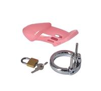 Jaula Larga de Entrenamiento para Hombre, Rosa, 3 Tallas para Elegir -21 (50MM)