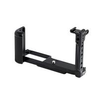 Jaula Modular de liberación rápida Compatible con cámaras Nikon ZF, Marco Protector estabilizador de Aluminio con Kit de Placa(Black)