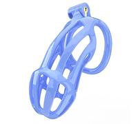 Jaula multideporte de resina azul con 4 anillos A75-47 (XXL)