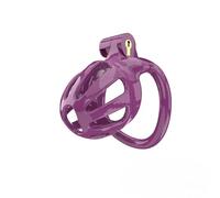 Jaula multifuncional de resina púrpura para deportes y fitness con 4 anillos A75-49 (S)