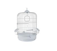 JAULA PAJARO 736 BLANCA GRIS 48.00 x 32.50 cm