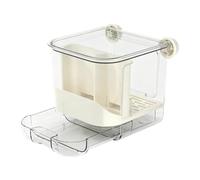 Jaula Pájaros Accesorios Automáticos de Jaula de Gran Capacidad | Dispensador De Comida Para Loros para Canarios, Periquitos, Agapornis, Pinzones, Loros y Grises Africanos