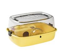 Jaula para animales pequeños, hábitat para hámsters y ratones - 43 x 30 x 25 cm espacio lúdico para animales pequeños - Incluye todos los para una cama acogedora y emocionante