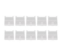 Jaula para atrapar abejas reina, 10 unidades |Caja de plástico transparente para el confinamiento seguro de las abejas reinas/Transporte/Introducción |Robusto juego de