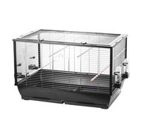 Jaula Para Aves De Canarios Y Periquitos Con Vuelo Libre Hacia Arriba