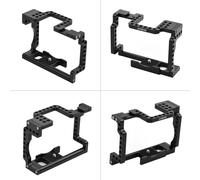 Jaula para cámara Andoer de aleación de aluminio con zapata fría de rosca de 1/4, compatible con la cámara sin espejo Canon M50.