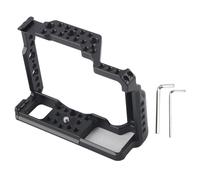 Jaula para cámara Canon Sony Mirrorless, aluminio, para vlogging y grabación de vídeo, estabilizador, soporte para zapata fría, múltiples puntos