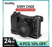 Jaula para Cámara SmallRig A6400 para Sony Alpha A6300 / A6400 / A6500 / A6100 con Orificios de Rosca de 1/4 y 3/8 para Vlog DIY Opción 2310 Jaula
