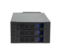 Jaula para Disco Duro Intercambiable en Caliente. Chasis: 2 Unidades Ópticas, Expansión: 3 Unidades de Disco Duro de 3,5 Pulgadas con Placa Base y