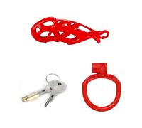 Jaula para Gallo - Protección para el Gallo - Rojo-BD-S-M (A1R-H)