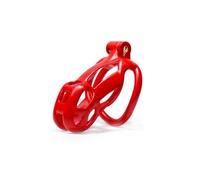 Jaula para Gallo - Protección para el Gallo - Rojo-BD-S-M (C1R-H)