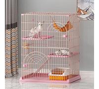 Jaula para gatos - Recinto de varios niveles al aire libre para gatos - Caja grande para gatos y perrera - Diseño resistente para un juego seguro y relajación