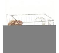 Jaula para hámster - Acrílico transparente Hábitat, jaula extra grande para hámster | para animales pequeños, hogar, interior, mascotas, viajes, jugar ejercicio