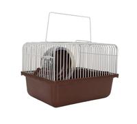 Jaula para Hámster, Casa Portátil para Animales Pequeños con Rueda De Ejercicio, Cuenco para Comida, Botella De Agua, Jaula para Animales Pequeños con Asa Portátil para Conejito,