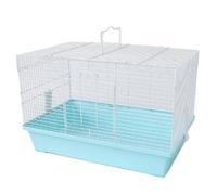 Jaula para hámster Chasis Elevado Jaula for hámster pequeña Villa for Mascotas hogar Interior(Blue)