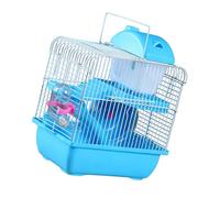 Jaula para hámster de Animal PEQUEÑO para Mascotas, Juguete dispensador de Agua, Plataforma para Conejos con Botella de Agua, recinto para hámster de Juguete para roedores
