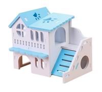 Jaula para hámster Hamster House Hideout Pet Animal Toys Villa Hideouts Casas de Dos Capas Animales Gerbil