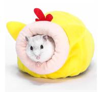 Jaula para hámster y animales pequeños, accesorios de jaula de algodón escondite para otoño e invierno, para mantener el calor de las ratas de cobaya (C)