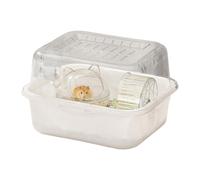 Jaula para Hámsteres | Hábitats Transparentes para Hámsteres - Hábitat Transparente para Pequeñas Mascotas como Chinchillas, Ratones y Jerbos en Interior y Exterior
