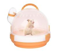 Jaula para hámsters de viaje, portarrollos con botella - Funda de transporte transpirable para jaula portátil para mascotas para hámster enano ratón rizado