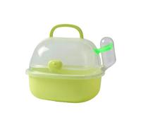 Jaula para llevar para hámster - Jaula de viaje para hámster al aire libre | Jaula de transporte para hámster pequeño de PP | Jaula transportadora de animales transpirable con botella de agua para mas