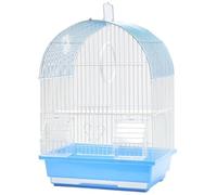 Jaula para Loros Jaula De Pájaros De Metal para Pájaros De Tamaño Pequeño, Cacatúa De Vuelo, Agapornis, Pinzones, Periquito Canario, Aviario, Periquito para Exteriores Interiores(Blue)