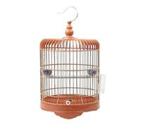 Jaula para Loros Jaula para Pájaros Redonda, Jaulas para Pájaros, Portadores De Pájaros Vintage, Jaula De Vuelo Colgante con Alimentador para Pájaros Pequeños Y Loros para Exteriores Interiores