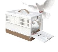 Jaula Para Loros | Jaula Plegable A Prueba De Escape - Transportín Loros Y Aves,para Exteriores Transporte Entrenamiento Domesticación Competición Seguridad Y Resiliencia, Ideal Para Criadores