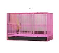 Jaula Para Loros Transportadores Rectangulares Para Pájaros, Soporte Rodante Inferior De ABS, Jaula Para Pájaros Para Mascotas, Jaula De Vuelo Con Alimentador Para Hotel En Casa Para Exteriores Interi