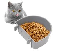 Jaula para Mascotas, 7 x 9 x 3,5 cm, PP, Cuenco Colgante para Perrera, Resistente a la Suciedad, alimentación de Perros y Gatos, Soporte de Agua, Bengala Bombay Maine Coon