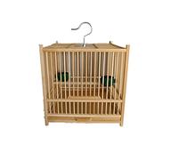 Jaula para pájaros de estilo tradicional chino, jaula para pájaros pequeña, hecha a mano, pajareras, loros, pajareras, pajareras,