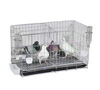 Jaula para pájaros de hierro metálico sólido (metálico B)