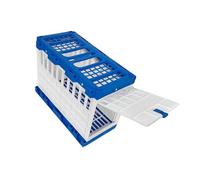 Jaula para pájaros empalmable resistente a la intemperie, con doble puerta, para loros, entrenamiento de carreras al aire libre