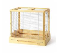 Jaula para Pájaros Jaula Aves Voladera Pajarera Interior Pajarera con Bandeja Inferior Elevada y Malla de Alambre Estable Adecuada para Hogar, Array, Amarillo, Style to 5