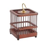 Jaula para pájaros, Jaulas for pájaros, jaulas de bambú for, cuadradas Vintage for, Redondas for, portátiles for(Square B)