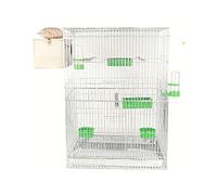 Jaula para pájaros Jaulas Grandes para pájaros para Loros y periquitos, Pulpo, Jaula para pájaros de Metal, Jaula de cría elevada, Nido para pájaros, Jaula para periquitos