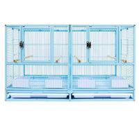 Jaula para Pájaros Pajarera Jaulas De Vuelo para Pájaros De Hierro Forjado con Bandeja Inferior, Jaula para Pájaros, Jaula para Loros, Periquitos, Agapornis Jaula Pájaros Jaula para Pájaro(Blue)