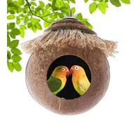 Jaula para pájaros Vogelnest-Multi | Cómodo escondite para pájaros naturales | Nest de pájaros que se esconde para TurtelBuben, Nymphesittiche, Canarybirds, Wellensittiche
