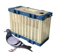 Jaula para palomas, 12.6 x 5.91 x 8.86 pulgadas, transpirable, jaula portátil con cerradura | periquito, loro, transporte de palomas, entrenamiento, liberación, competición uso al aire libre