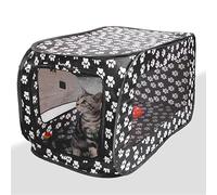 Jaula Para Perros, Jaula Para Gatos, Parque Infantil Plegable Para Perros De 34,3 X 16,5 X 17,7 Pulgadas, Tienda Rectangular Emergente Para Perros, Parque Infantil Portátil Transpirable De Gran Espaci