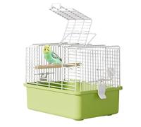 Jaula pequeña de pájaros,Transportín Portátil De Gran Espacio con Asa - Transportín Viajero para Pájaros | Agapornis Animales Pequeños Pinzón Canarios NINFA Codorniz Hogar Exterior Coche Senderismo
