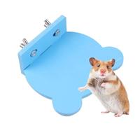 Jaula Play - Soporte para hámster | Zona de descanso para jaulas, juguetes de chinchilla, juguetes de animales pequeños, decoración de jaula de hámster de escalada de pie, accesorios de jaula de