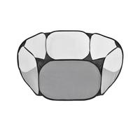 Jaula plegable para animales pequeños - Parque portátil transpirable para conejos, hámsteres, chinchillas | Carcasa transparente para observación, resistencia al viaje para conejillos de indias