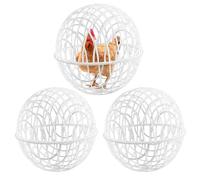Jaula Portátil Con Pelotas Para Gallinas, Ideal Para Exteriores. Fabricada En ABS, Incluye Un Dispensador De Pelotas Para Premios Y Es Resistente. Es Una Jaula Portátil Y Práctica Para El Entrenamient