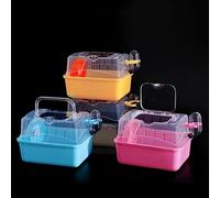 Jaula portátil de viaje para hámster para loros con asa para llevar el estuche Sugar 4