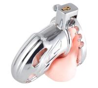 Jaula Protectora Ajustable de Color Plateado, Accesorio Fijo Antideslizante para Hombres (40-60mm)-ESMA139
